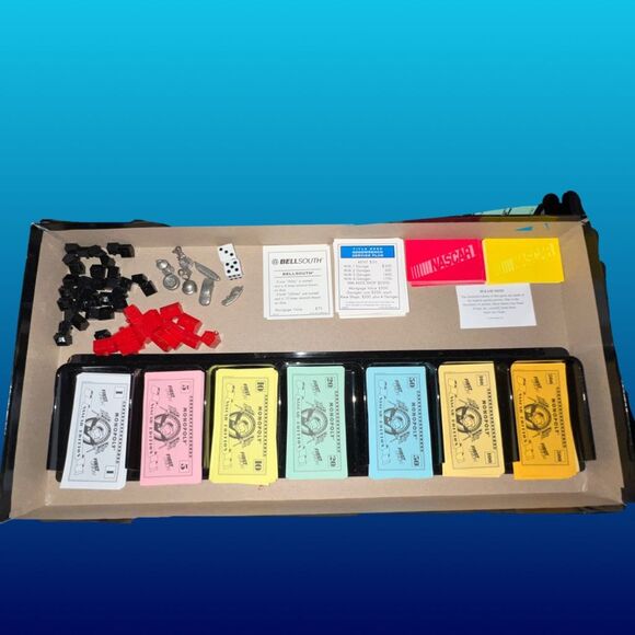 Vtg 1997 NASCAR Monopoly Official Collector's Edition Board Game - Picture 2 of 9